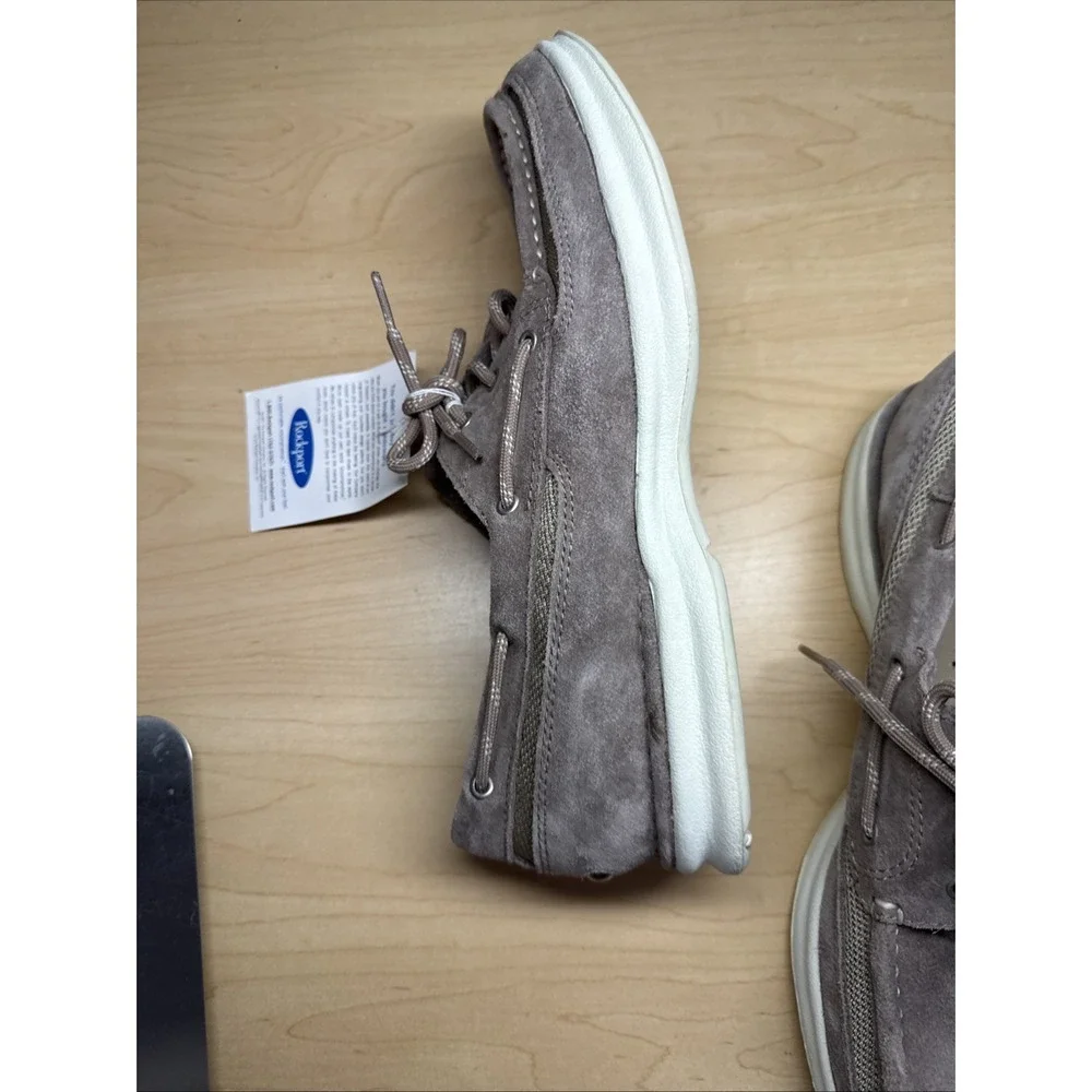 Rockport XCS Hydro Sports leather Light Brown Boat Shoes Mens US 11z5 M 5342